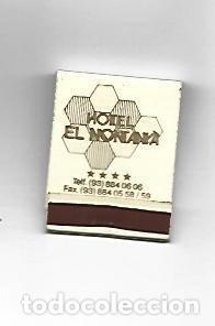 Postales: CAJA DE CERILLAS 131: Hotel El Montanya. Seva - NULL
