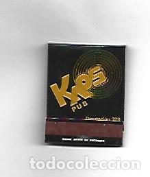 Postales: CAJA DE CERILLAS 208: Kaos Pub. Barcelona - NULL