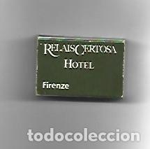 Postcards: CAJA DE CERILLAS 191: Relais Certosa Hotel. Florencia - NULL