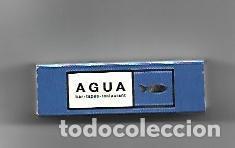 Cartes Postales: CAJA DE CERILLAS 32: Restaurante Agua. Barcelona - NULL