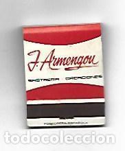 Cartoline: CAJA DE CERILLAS 107: Sastreria J. Armengol. Barcelona - NULL