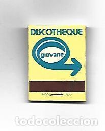 Postais: CAJA DE CERILLAS 117: Discoteque Giovane. Barcelona - NULL