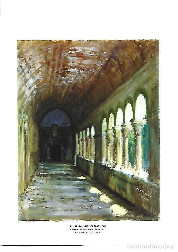 Cartoline: LAMINA 39171: Claustre del monastir de Sant Cugat, por Lluis Molins - VVAA