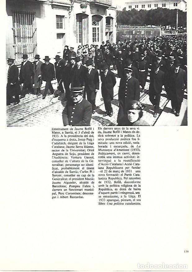 Cartoline: LAMINA 38912: Entierro de Jaume Bofill i Mate el 3 de abril de 1933 - Edmon Valles