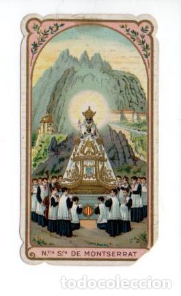 Postcards: V49459: Estampa religiosa Nuestra Se&ntilde;ora de Montserrat - NULL