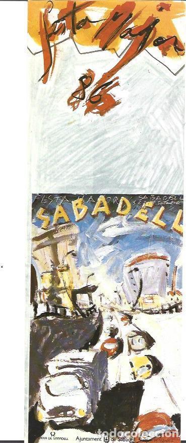 Postales: VARIOS 6721: Programa de fiestas de Sabadell - VVAA - Foto 1