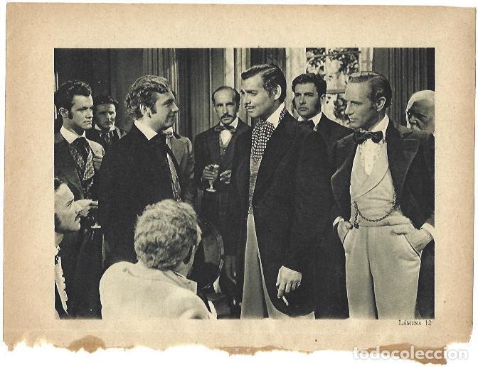 Postales: LAMINA 39370: Clark Gable y Leslie Howard en Lo que el viento se llevo - NULL