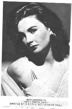 Postcards: LAMINA 40109: Jean Simmons en Home before dark - NULL