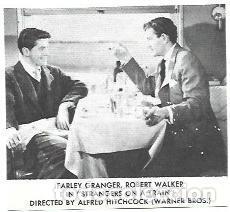 Cartes Postales: LAMINA 40004: Robert Walker en Strangers on a train - NULL
