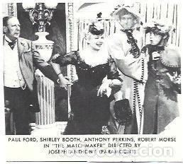 Postkarten: LAMINA 40002: Anthony Perkins en The Matchmaker - NULL