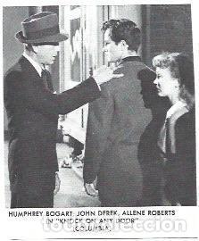 Postcards: LAMINA 39983: Humphrey Bogart en Knock on any door - NULL