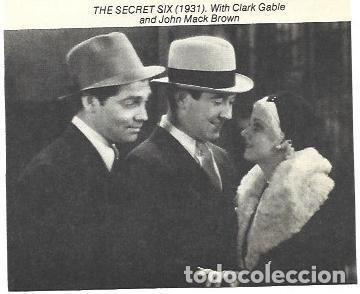 Cartes Postales: LAMINA 40222: clark Gable en The Secret Six - NULL