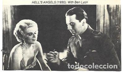 Postcards: LAMINA 40219: Ben Lyon en Hell's Angels - NULL