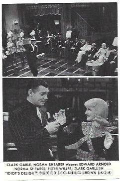 Cartes Postales: LAMINA 40147: Clark Gable en Idiot's delight - NULL