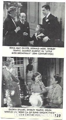 Postales: LAMINA 40146: Shirley Temple en dos peliculas - NULL