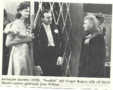Cartoline: LAMINA 39690: Escena de Bachelor Mother con Ginger Rogers - NULL