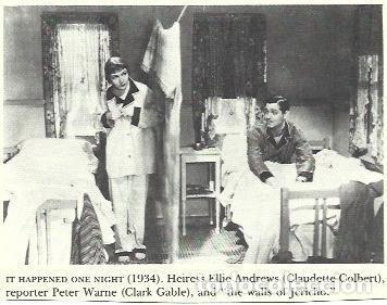 Postkarten: LAMINA 39665: Escena de It happened one noght con Clark Gable - NULL