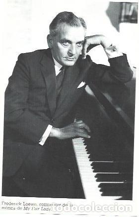 Postcards: LAMINA 39698: frederick Loewe, compositor de My Fair Lady - NULL