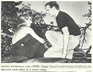 Postais: LAMINA 39732: Escena de Having wonderful time con Ginger Rogers - NULL