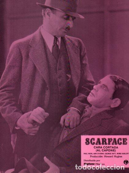 Postkarten: LAMINA V50415: Scarface cara cortada, Al Capone. Paul Muni, Ann Dvorak y George Raft. N&ordm; 5 - NULL