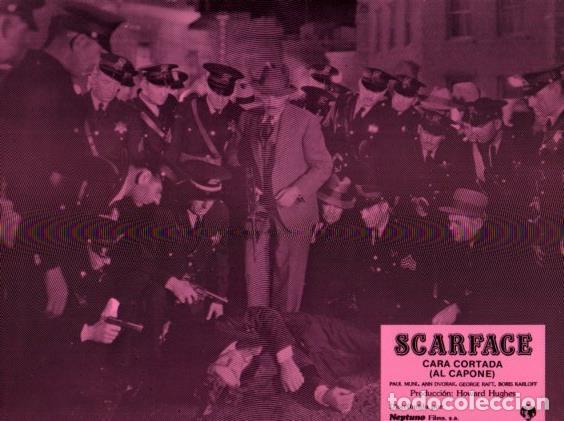 Postais: LAMINA V50425: Scarface cara cortada, Al Capone. Paul Muni, Ann Dvorak y George Raft. N&ordm; 15 - NULL