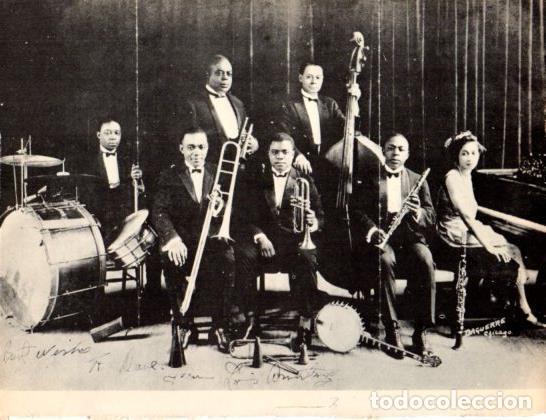 Postales: LAMINA V50391: Louis Armstrong and the Hot Seven - Orrin Keepnews
