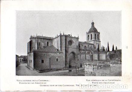 Postkarten: LAMINA V49612: Ciudad Rodrigo. Vista general de la Catedral puerta de Las Amazuelas - Luis M&ordf; Cabell