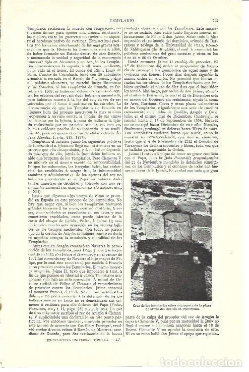 Cartes Postales: LAMINA ESPASA 40168: Cruz de los Templarios en Ponferrada - Varios