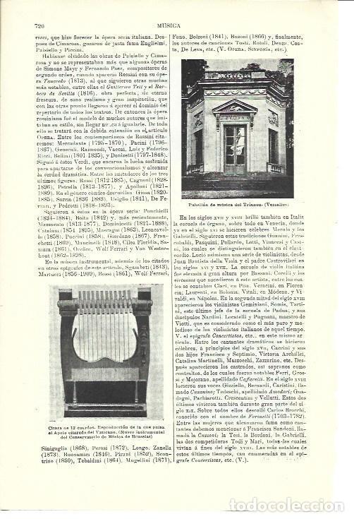Postkarten: LAMINA ESPASA 40036: Pabellon de Musica en Versalles - Varios