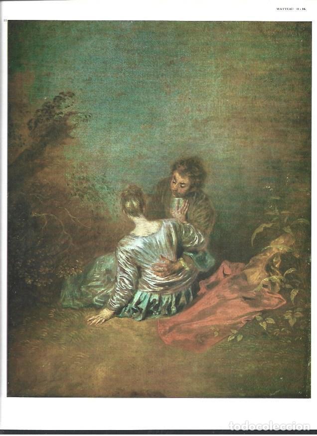 Postkarten: LAMINA 40454: El paso en falso, por Watteau - Varios