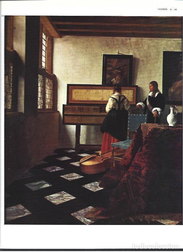 Postales: LAMINA 40442: Dama a la espineta y caballero, por Vermeer - Varios