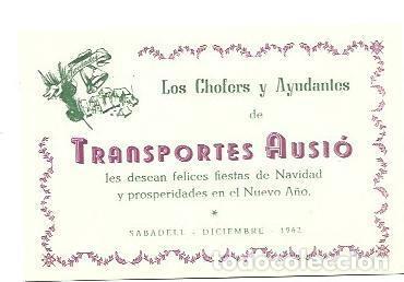 Cartes Postales: VARIOS 7043: Tarjeta de Transportes Ausio de Sabadell - NULL