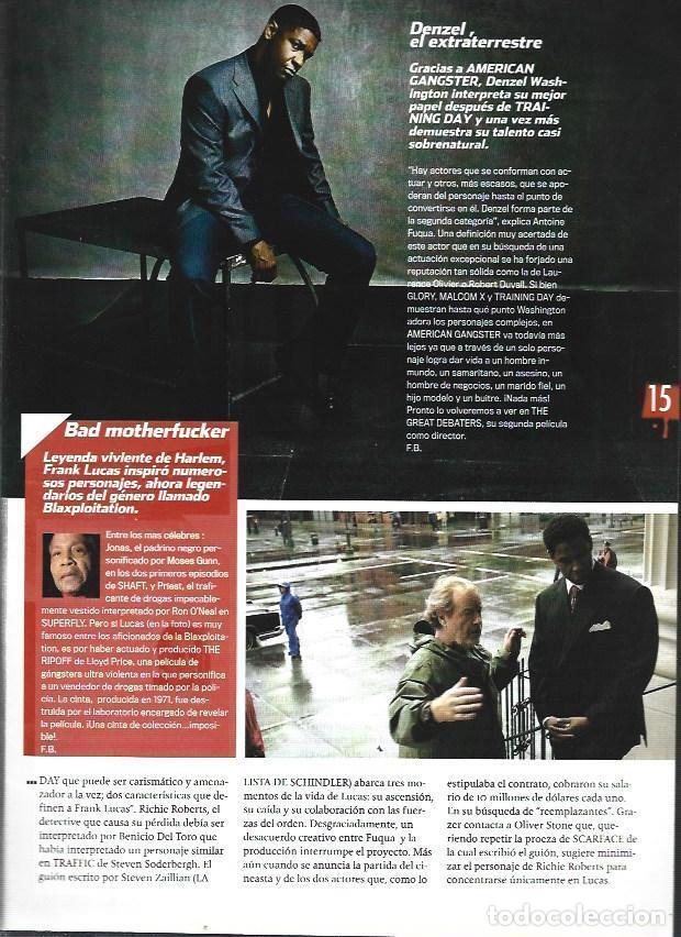 Postcards: LAMINA 40698: Denzel Washington - Varios