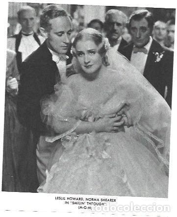 Postkarten: VARIOS 7272: Leslie Howard y Norma Shearer en Smilin - NULL