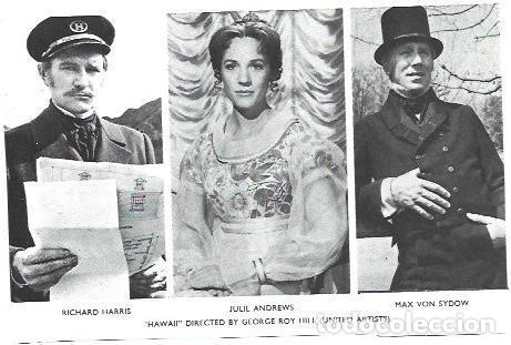 Cartoline: VARIOS 7209: Richar Harris y Julie Andrews en Hawai - NULL