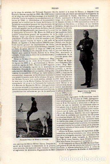 Cartoline: LAMINA V50818: Fernando y Miguel Primo de Rivera - Varios