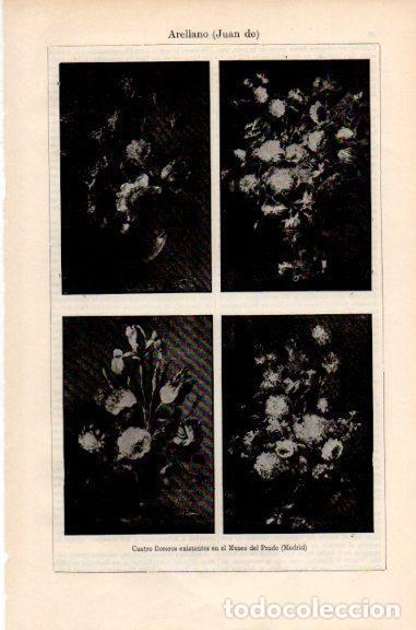 Postales: LAMINA V51236: Floreros por Juan de Arellano, Museo del Prado - Varios.