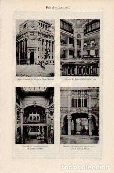 Postcards: LAMINA V51048: Edificios varios por Antonio Palacios - Varios.
