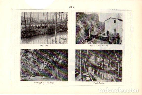 Cartes Postales: LAMINA V51836: Vistas de Olot, Girona - Varios.