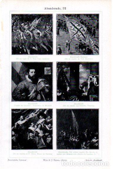 Cartes Postales: LAMINA V51444: Abanderado obras varias - Varios.