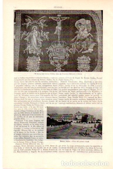 Postkarten: LAMINA V51603: Frontal de Fernan Nu&ntilde;ez, por F. Meneses - Varios.