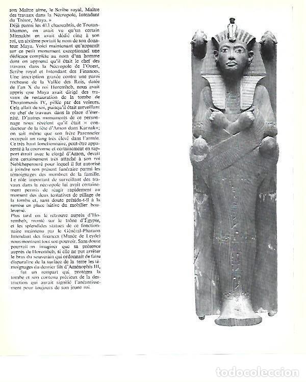 Cartoline: LAMINA 40810: Miniatura de Tutankhamon - Christiane Desroches-Noblecourt