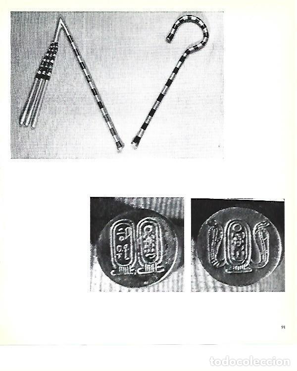 Postcards: LAMINA 40778: Los dos cetros de la coronacion de Tutankhamon - Christiane Desroches-Noblecourt