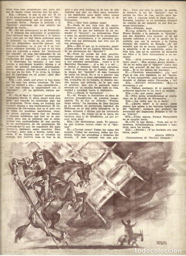 Cartoline: LAMINA 40994: El Quijote, ilustracion de Teodoro Delgado - VVAA