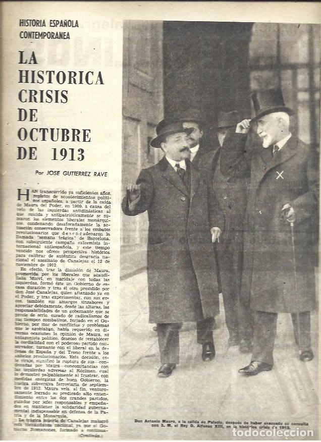 Cartoline: LAMINA 40883: Antonio Maura con Alfonso XIII en 1913 - VVAA
