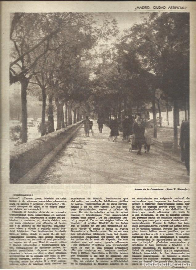 Postais: LAMINA 40847: Paseo de la Castellana de Madrid - VVAA