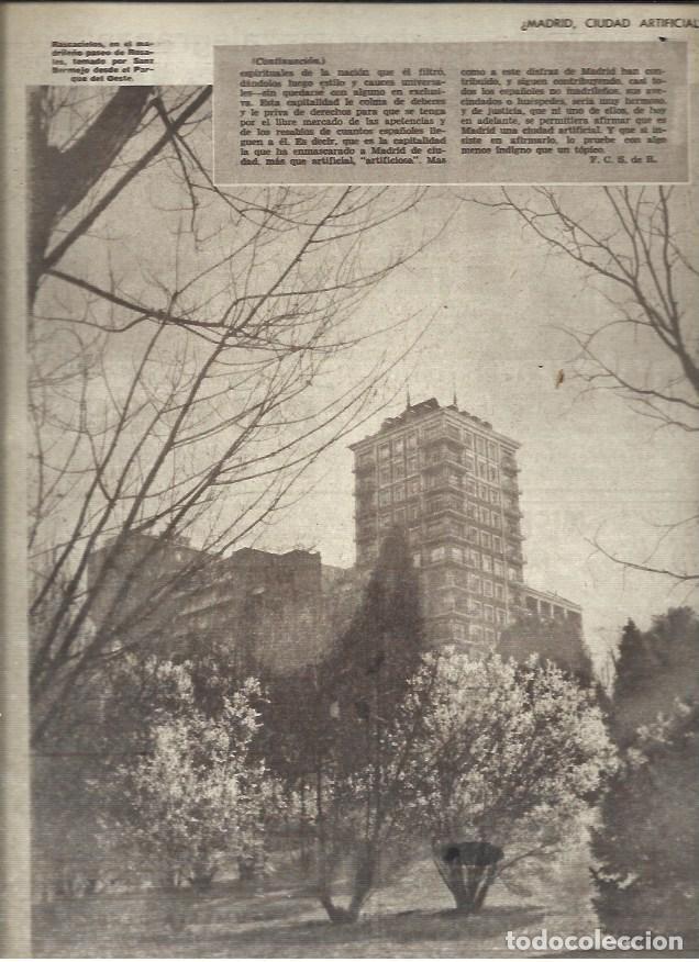 Postales: LAMINA 40849: Rascacielos en el paseo de Rosales de Madrid - VVAA