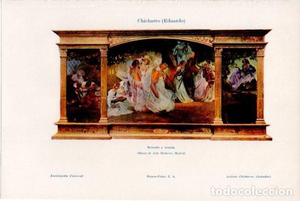 Cartoline: LAMINA ESPASA V52124: Reinaldo y Armida por Eduardo Chicharro - Varios