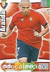 Postales: CROMO 1005 ADRENALYN LIGA 2010-11: Osasuna: Aranda - Varios