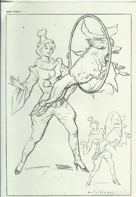 Postkarten: Lamina Emilio Freixas serie XXXV numero 04: escena de circo - Varios